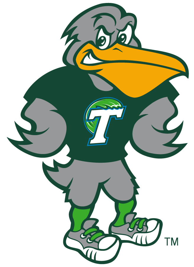 Tulane Green Wave 2014-2017 Mascot Logo diy iron on heat transfer